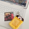 thumbnail image 1 of Lindo juego de tarjetas de peluche de dibujos animados, llavero práctico para el campus, tarjeta de comida, frijol de amor, tarjeta pequeña, colgante para exhibición de fotos, 1 of 6