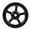 Black, variant on Litepro Folding Bike Easy Wheel with Smooth Bearing 1.8 in / 4.6 cm Aluminum Alloy Easywheel Red