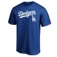 thumbnail image 2 of Men's Royal Los Angeles Dodgers Team Lock Up Wordmark T-Shirt, 2 of 3