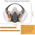 thumbnail image 5 of 6200 Respirator Mask with Filters for Painting, Dust, Welding, Resin, Fume and Organic Vapor Gas, 5 of 7