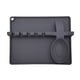thumbnail image 1 of Spoon Rest 2-en-1 Soporte de espátula de silicona Utensilios de cocina Estante de almacenamiento Suministros de herramientas de cocina, Gris Inevent HA004546-01, 1 of 7