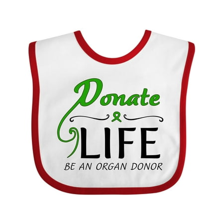 

Inktastic Donate Life-Be an Organ Donor Gift Baby Boy or Baby Girl Bib