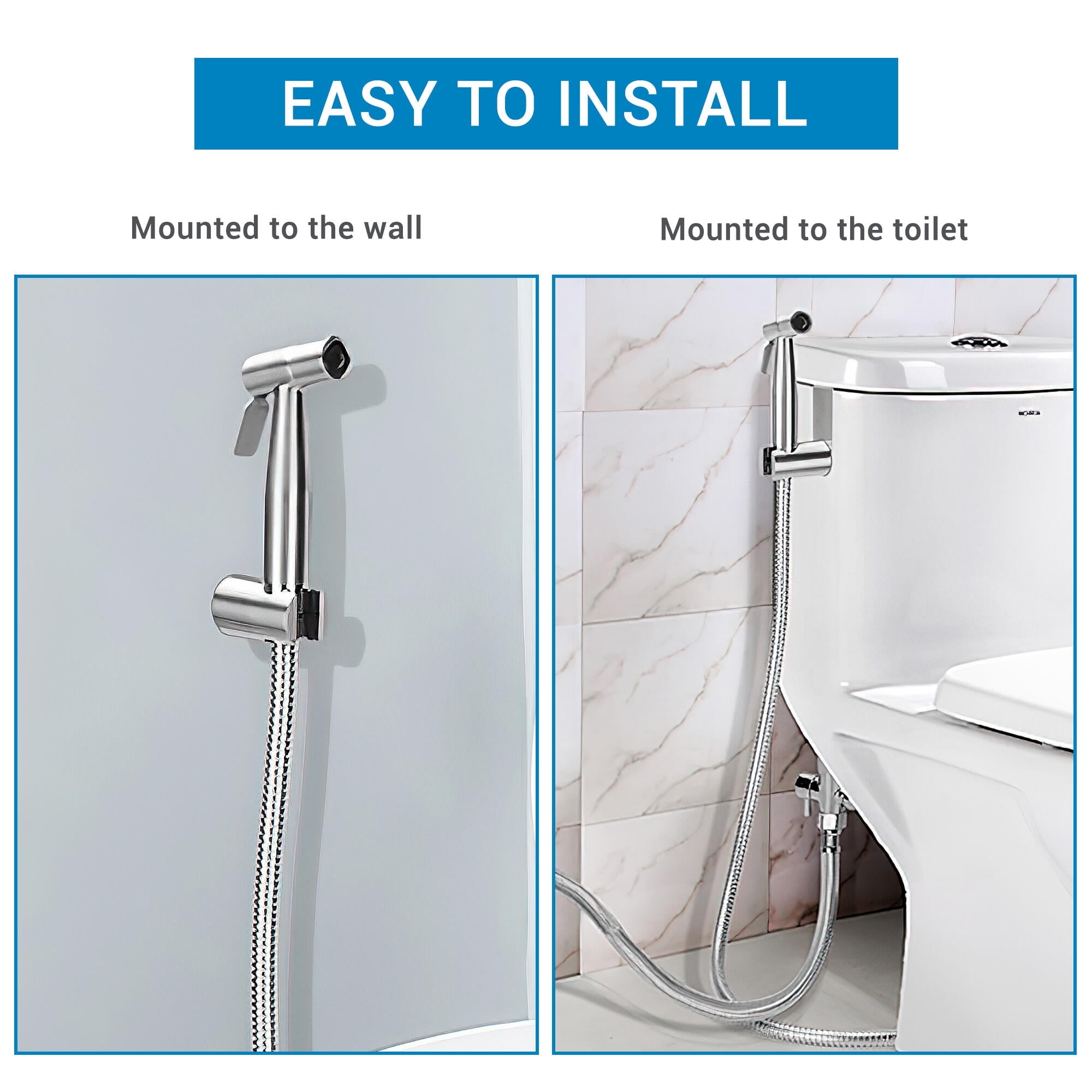 Pulvérisateur à Main Pour Bidet Ou Nettoyage - Haute Pression, Pour Camping-Car, Toilettes, Accessoire De Douchette