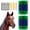 Blue-green (2 pieces), variant on Livestock Scratching Brushes, 2-Pack Cow Horse Goat Pig Scratcher Brush for Grooming, Itch Relief Hard Silk Ranch Brush for Fence Post Wall Mount