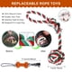 thumbnail image 3 of Juguetes De Cuerda Para Perros, Juguete Colgante Individual Con Cuerda Elástica Para Exteriores Para Perros, Juguetes Para Perros Pitbull Pequeños, Grandes Y Agresivos Que Mastican Para Hacer, 3 of 8