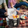 thumbnail image 5 of FORMRS Insulated Cooler Bag 24 Cans Capacity Soft Leakproof Lunch Box with Side Pockets, Beige Moon, 5 of 7