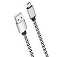 thumbnail image 1 of PEACNNG Micro USB Cable 10FT   Android Charger Cable Data Sync and Fast Charging Nylon Braided Cord Compatible with TV Stick    Chromecast  Power Bank  Android Phone  Black, 1 of 6