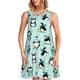 thumbnail image 1 of Fotbe Winter Skiing Penguin Vestido de Verano sin Mangas para Mujer – Vestido Midi Línea A, Estilo Camiseta Floral, Vestido Playero Casual y Fluido, 1 of 7