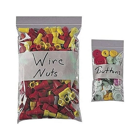 Staples 2W x 3L Reclosable Poly Bag 2.0 Mil 02-0203W/WR23