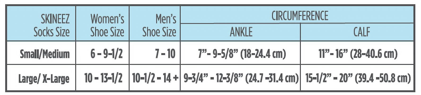 (3 pack) Skineez Hydrating Compression Socks, 10-20mmHg, Black, L/XL