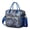 Blue-7, variant on Ethnic Inspired Symmetrical Mandala Cooler Bag - Ideal for Parents Packing Meals & Students