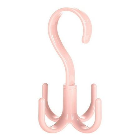 RuiJiao Rotatable Belt Rack Closet Accessories Organizer  Hanging Holder Storage Hook  for Belt  Bra  Tank Top  Tie  Scarf  Purse