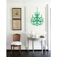 thumbnail image 1 of Large Antique Design Vinyl Chandelier Wall Decal Art, 1 of 4
