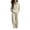 White, variant on 2 Piece Sets for Women Velour 2 Piece Tracksuit Half Zip Hooded Long Sleeve Sweatshirt Drawstring Wide Leg Pants Set Casual Velvet Loungewear Outfit White S