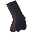 thumbnail image 5 of Sierra Socks Men Classic Fine Ribbed Premium Over the Calf Cotton Dress Socks, 3 Pairs, 5 of 8