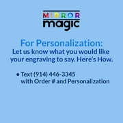 Mirror Magic Store Dolphin Color Changing Personalized LED Light with Remote Control