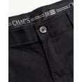 thumbnail image 4 of Chaps Men's Pants - Straight Fit 5-Pocket Comfort Stretch Chino Pants for Men - Men's Fashion Straight Leg Cotton Chinos, Size 32W x 30L, American Black, 4 of 6