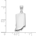 thumbnail image 2 of 14k White Gold IN State Pendant Bail Only, 2 of 3