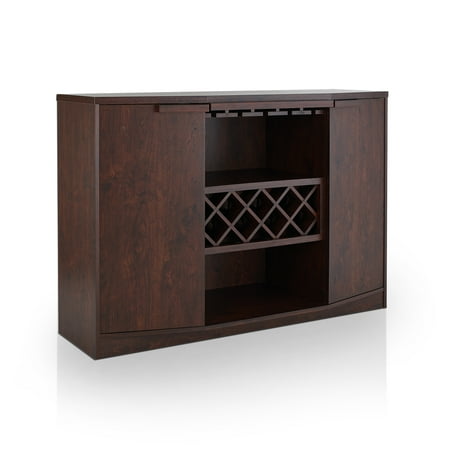 Furniture Of America Chapline Wood Wine Bar Buffet