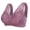 Purple, variant on Bras for Women Womens 18 Hour Side & Back Smoothing Wireless Bra, Cool Comfort Wire-Free Bra 52,Black