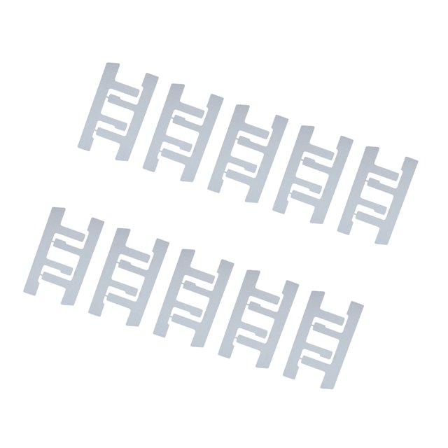 Electrical Box F Clips, Secure 10pcs Universal Compatibility Switch Box Support Sturdy Galvanized Steel for Boxes with Plaster Ears