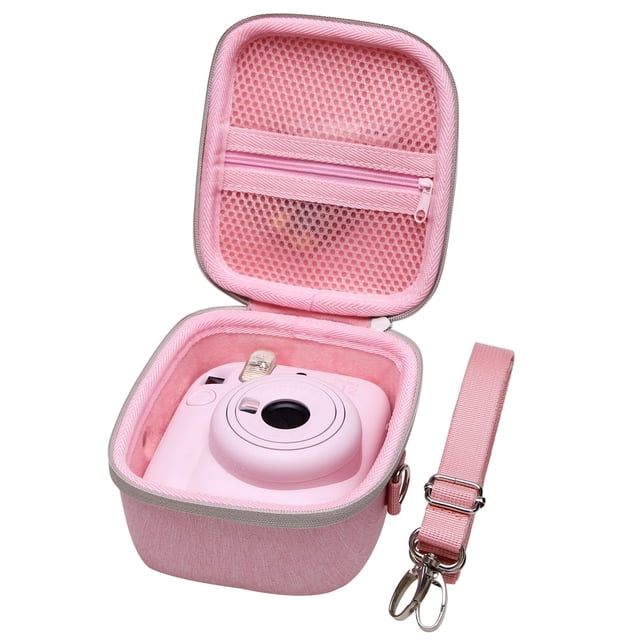 Funda LTGEM compatible con la cámara Fujifilm Instax Mini, color rosa