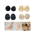 thumbnail image 4 of 1 Pair Half Toe Socks for Women Sheer Mesh Toe Socks No Show Liner Invisible Toeless Socks Forefoot Insoles Pads, 4 of 9