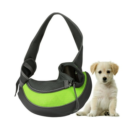 iMountek Pet Carrier for Dogs Cats Hand Free Sling Adjustable Padded Strap Tote Bag Green L