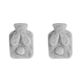 thumbnail image 4 of Toystoory Botella de PVC para agua caliente 1 unidad gris claro 2piezas, 4 of 6
