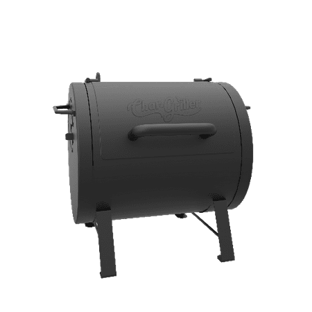 Char-Griller 250 sq inch Table Top Charcoal Grill and Smoker, Black,
