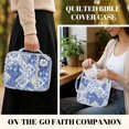 thumbnail image 4 of ZUXONGSY Rose Daisy Print Bible Case for Women Lightweight Bible Carrying Case Stylish Handbag with Handle Christian Tote Bag for Daily Commuter, 4 of 7