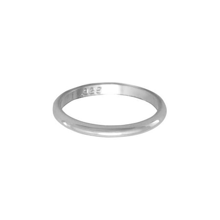 Baby Band Ring Sizes 1-3 Polished Sterling Silver 1.5mm Wide Made in the USA