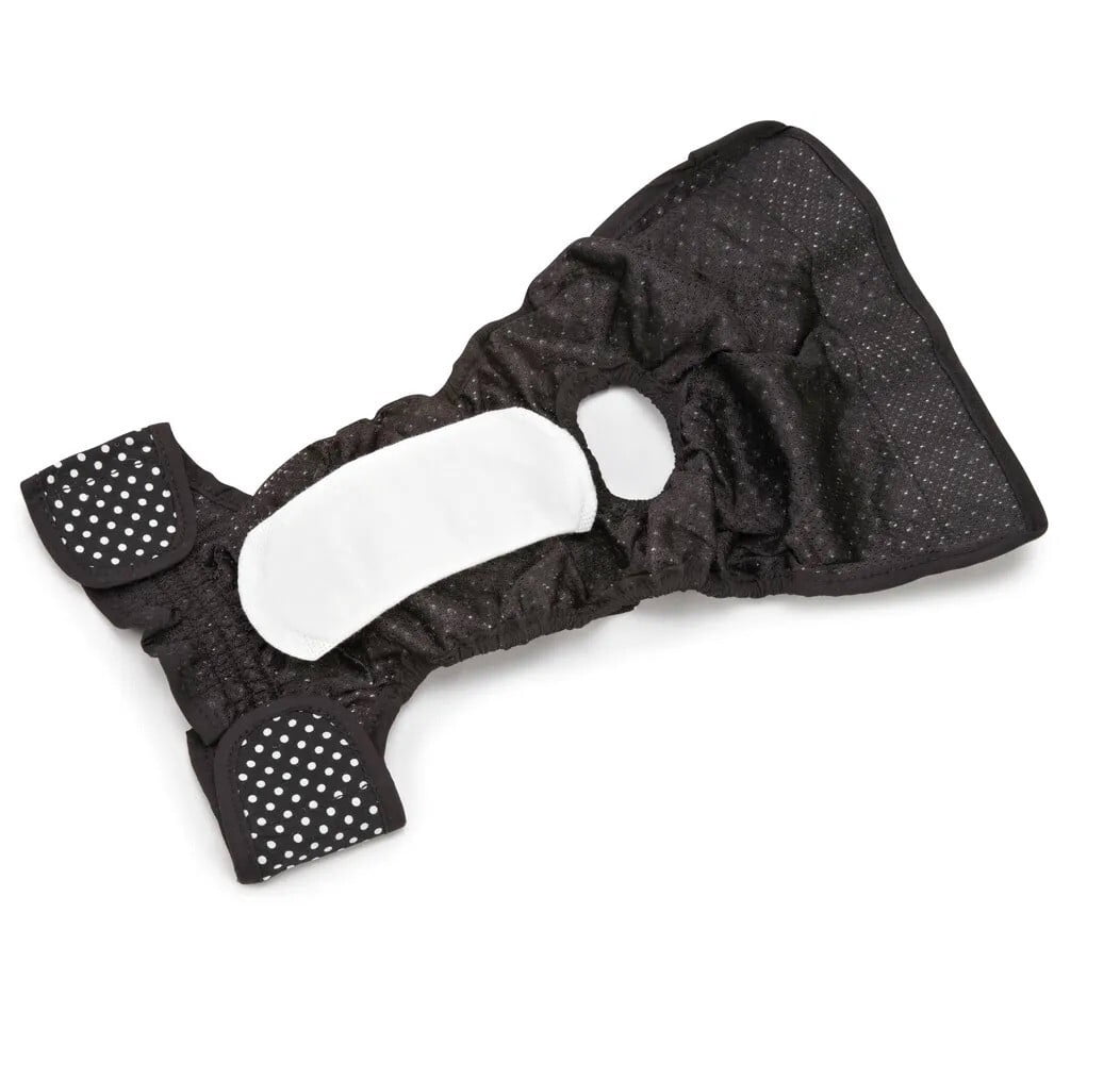 Washable Dog Diapers Male Wraps or 2 Unisex Cover Ups Reuseable Comfy Protection (Medium Cover Ups 2 Pack)
