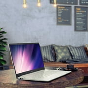 HP 15 Laptop, Intel Core i3-1005G1, 4GB SDRAM, 128GB SSD, Natural Silver, 15-dy1024wm