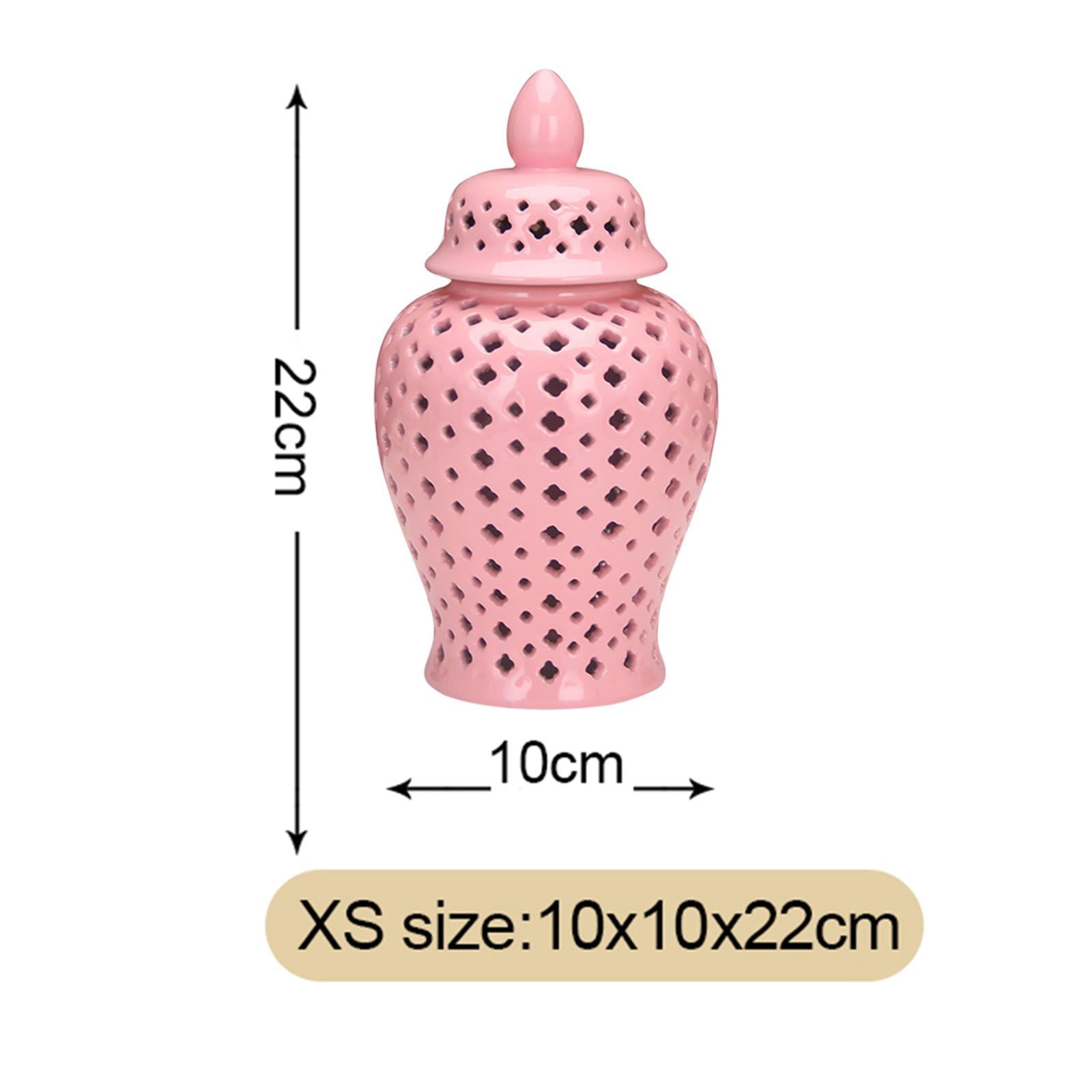 Fiocias Ceramic Paper Towel Holder Vase Non Slip Vertical Tissue Rack Porcelain Decorative Jar Storage Lid Floral Arrangement Ornament Flower Display