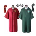 thumbnail image 2 of BATA DE Quidditch Unisex, ropa para hombres, mujeres, ancianos, niños, rojo, verde, bata mágica, corbata, traje de fiesta de mago, Halloween, 2 of 4