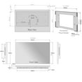 thumbnail image 4 of Elecsung 22 inches Magic Mirror Smart Television for Bathroom Waterproof Wifi ATSC webOS Built-in Alexa Bluetooth, 4 of 10