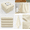 CREAM, variant on NC Home Trends Terry Bath Towels 4 Pack, Light Grey Cotton Blend Bathroom Towel Set, 30 x 60 Inch (76 x 152 cm), 360 GSM Shower Towels for Bathroom, Gym, Spa & Everyday Use