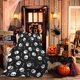 thumbnail image 2 of Manta con temática de Halloween de calaveras: manta suave y acogedora, perfecta para descansar en esta temporada espeluznante, calavera y huesos, 40 x 50 pulgadas, 2 of 7