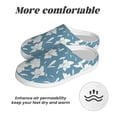 thumbnail image 6 of Lsque Lilies Flowers Pattern Womens Comfort Cotton on Scuff With Memory Foam and Anti-skid Sole Slipper-46/47, 6 of 7