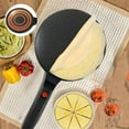 thumbnail image 3 of Non-Stick Electric Crepes Pan - 8" Portable Versatility Griddle & Crepe Maker, Automatic Temperature Control One-Button Switch, Make Tacos, Burritos, Crepes, In 20 Seconds (Black Pan (US)), 3 of 10