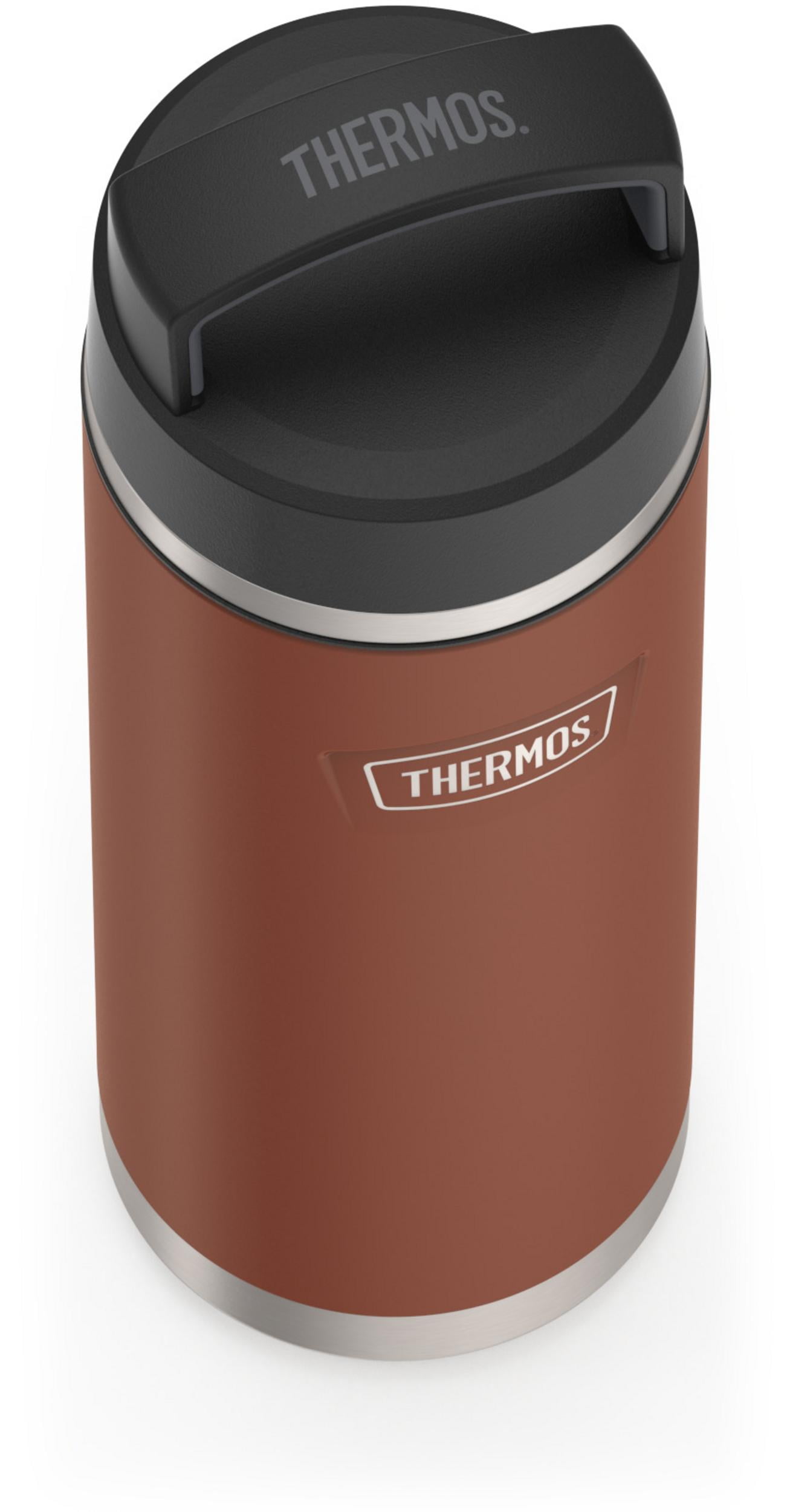Thermos ICON Series Stainless Steel Vacuum Insulated Water Bottle with Screw Top, Saddle, 24oz