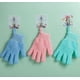 thumbnail image 4 of Guantes exfoliantes para ducha, guantes de baño medianos a pesados, gel de baño, eliminación de piel muerta, esponja de limpieza profunda, lufa para mujeres y hombres, 3 pares, rosa, azul y verde brillar Electrónica, 4 of 5