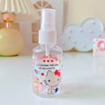 thumbnail image 1 of Botellas de Spray vacías transparentes de Hello Kitty, contenedor recargable de dibujos animados, contenedor de cosméticos vacío, traje de viaje portátil, 50ML, 1 of 4