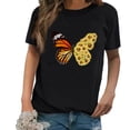 thumbnail image 1 of Puntoco Mujeres Casual Impresión Camisas Manga Corta Camiseta Suelta tops Túnica Blusa Puntoco Puntoco-2768, 1 of 4
