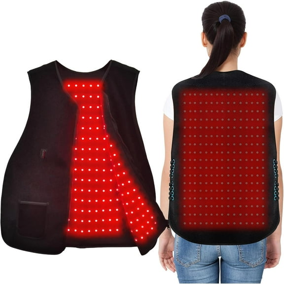 Red-Light-Therapy-for-Body,2025 Upgraded 4 Modes for Full Body Pain Relief,315Dual Wave Near Infrared Light (660nm & 850nm) LEDs,Multi-Mode Customization(Black26.77"x19.68")