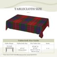 thumbnail image 6 of Rectangle Table Cloth, Old Scotsman Clan Fraser Tartan Plaid Resistant Washable Tablecloth Decorative Table Cover for Dining, Indoor and Outdoor, 6 of 6