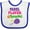 White and Royal, variant on Inktastic Future Padel Player in Training Girls Baby Bib