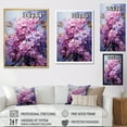 thumbnail image 4 of Designart "Lilac'S Whispers VI" Lilacs Canvas Art Print, 4 of 7