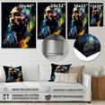 thumbnail image 4 of Designart "Memory of Kobe I" Basketball Metal Wall Art Prints, 4 of 5
